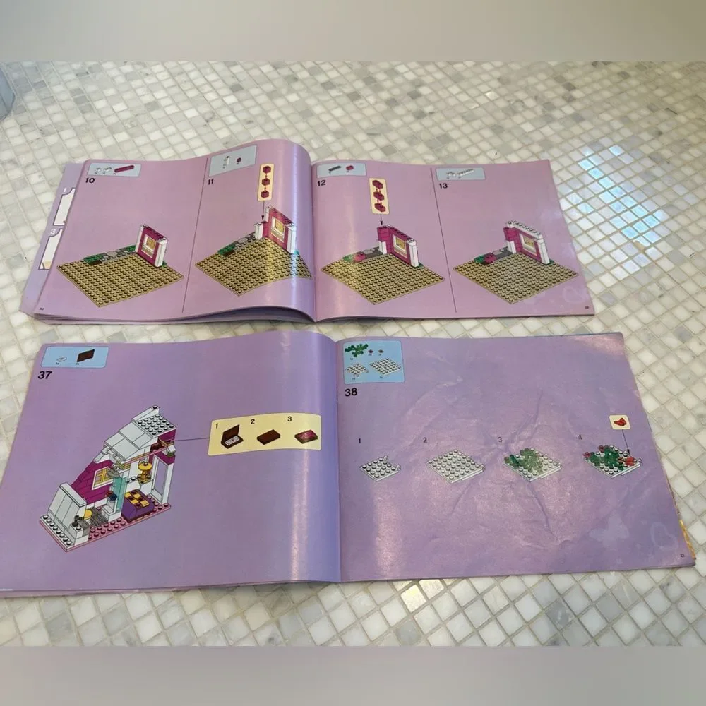 Lego Friends Horse Themed Instruction Manuals Lot